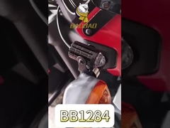 Wit Geel 12V Universele MINI LED koplamp Motorfiets Spotlight