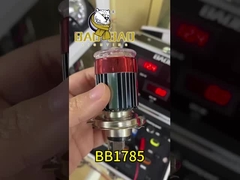 H4 BA20D Zwarte behuizing 80V Universal Motorcycle LED koplamp