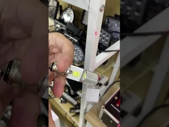 16W witte metalen gloeilamp Mini LED-rijlicht H4 BA20D fiets koplamp