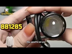 2 stuks Wit Geel Dubbelkleurig Aluminium Mini Driving Fog Light beschikbaar voor Motorfiets