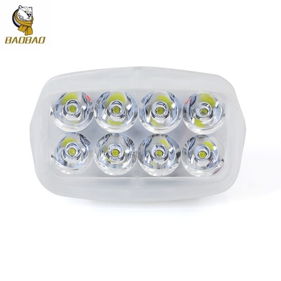 8 LED 12V Plastic White Casing Multiple Color Voor motorfiets LED koplampen