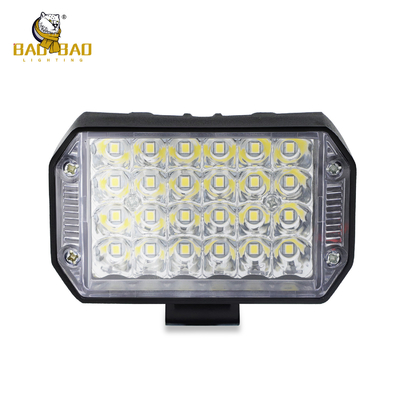 Aluminium Wit Geel Flash Kleur 30V Motorfiets Universele koplampen