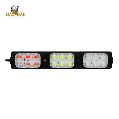 Fancy Light Bar 18 LED-modulelamp Rood Blauw Flitsend Fiets Decoratie