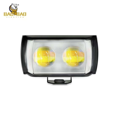 Metal Plastic 2 LED Wit Geel Dubbelkleurig RGB Projector Nevellicht