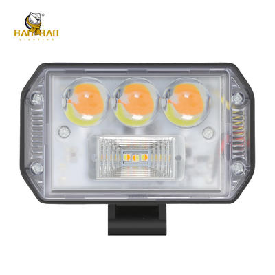 80V LED-werk licht metaal wit geel dubbelkleurig knipperend motorfiets onderdelen