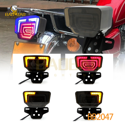 Plastiek rood knipperend motorfiets LED-lampen beschikbaar Tailight reserveonderdelen