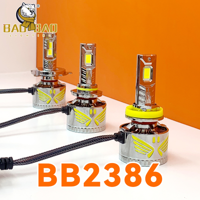 Goud ijzer metalen LED koplamp gloeilamp waterdicht H4 H7 H11 9006 9005 LED koplamp voor auto