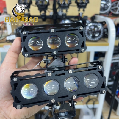 40 Watt 50 Watt Full Metal Rood Duivel Ogen Wit Geel Dubbelkleurig Motorfiets LED Nevellamp